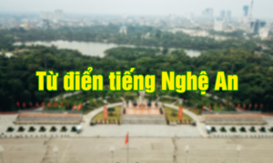 Từ điển tiếng Nghệ An chuẩn – Học nhanh, nhớ lâu